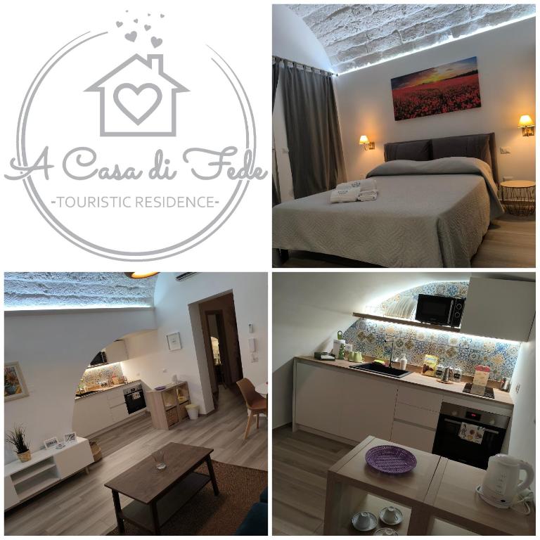 A bed or beds in a room at A Casa di Fede