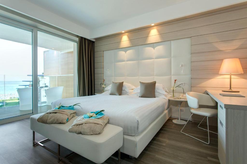 Posteľ alebo postele v izbe v ubytovaní Almar Jesolo Resort & Spa