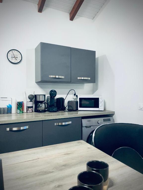 Kuchyň nebo kuchyňský kout v ubytování Villa senseo
