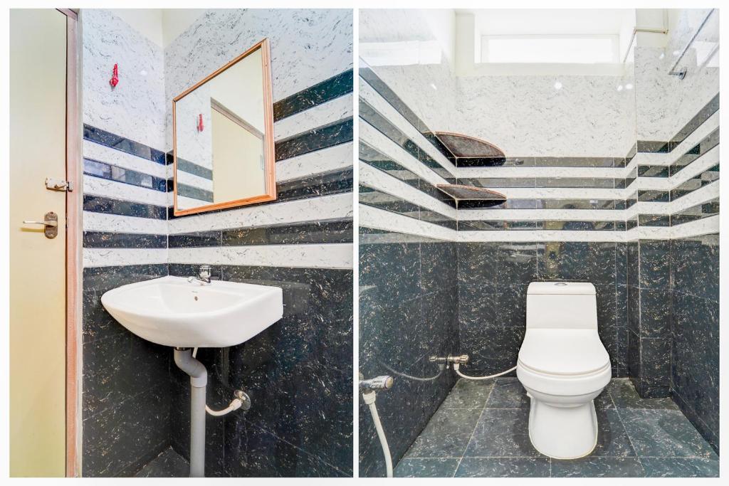 Koupelna v ubytování Super Hotel O Aarapalayam