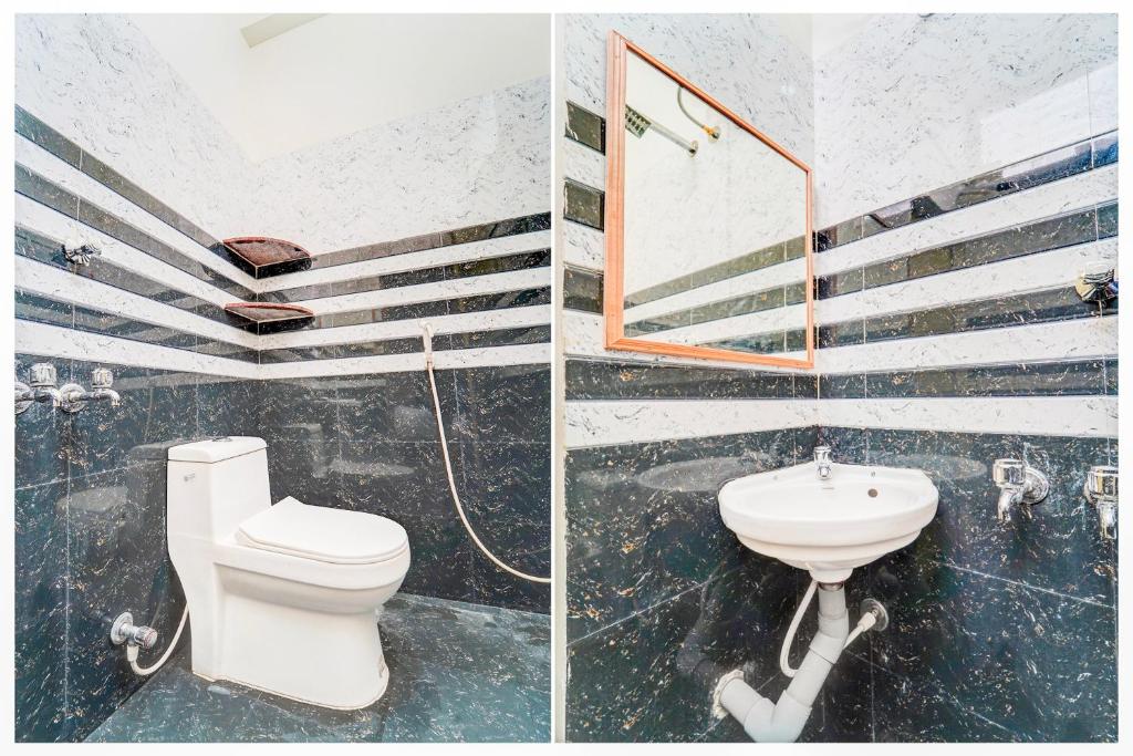 Koupelna v ubytování Super Hotel O Aarapalayam