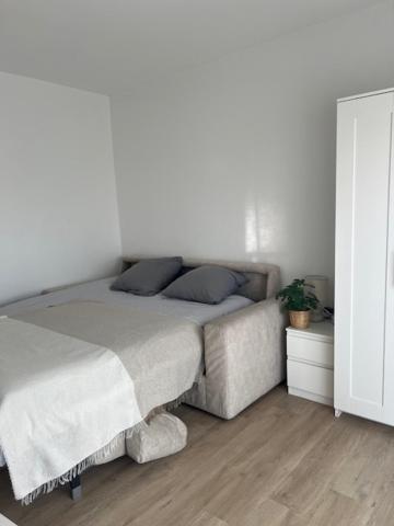 Postel nebo postele na pokoji v ubytování Magnifique F1 à Lingolsheim