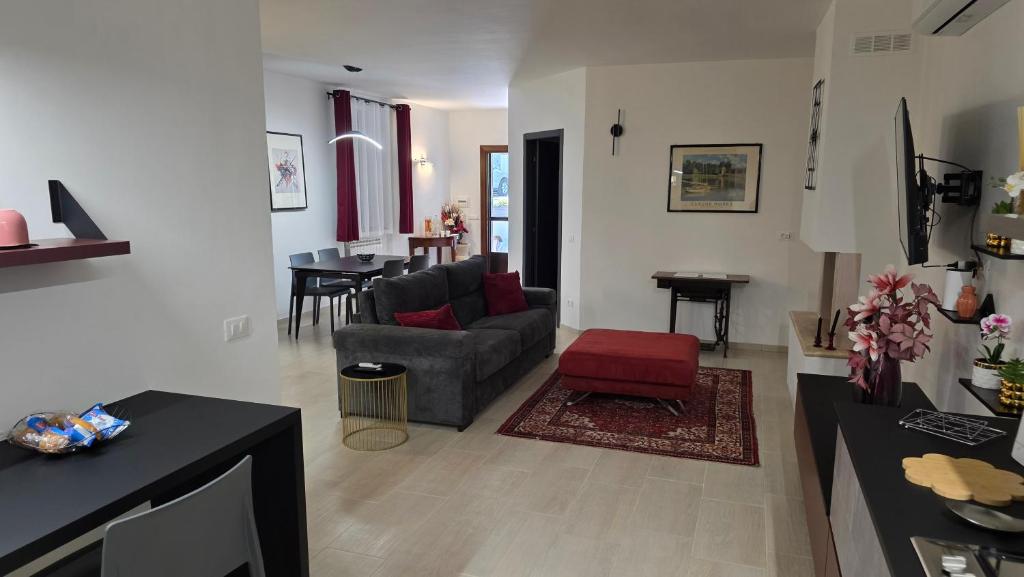 Posezení v ubytování Oltre la Siepe Apartment