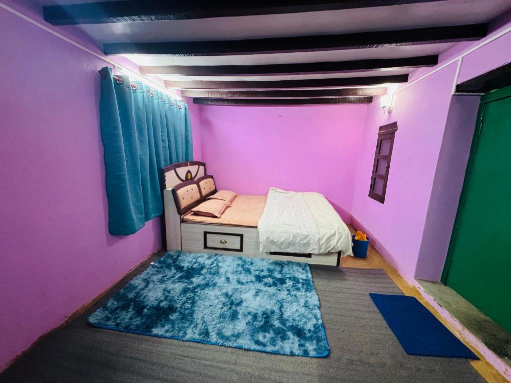 Postel nebo postele na pokoji v ubytování Maa Buu Chhen