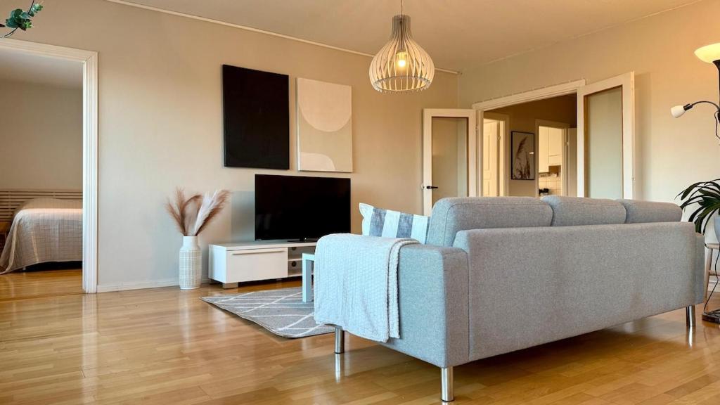 Μια τηλεόραση ή/και κέντρο ψυχαγωγίας στο Apartment Pilvenveikko