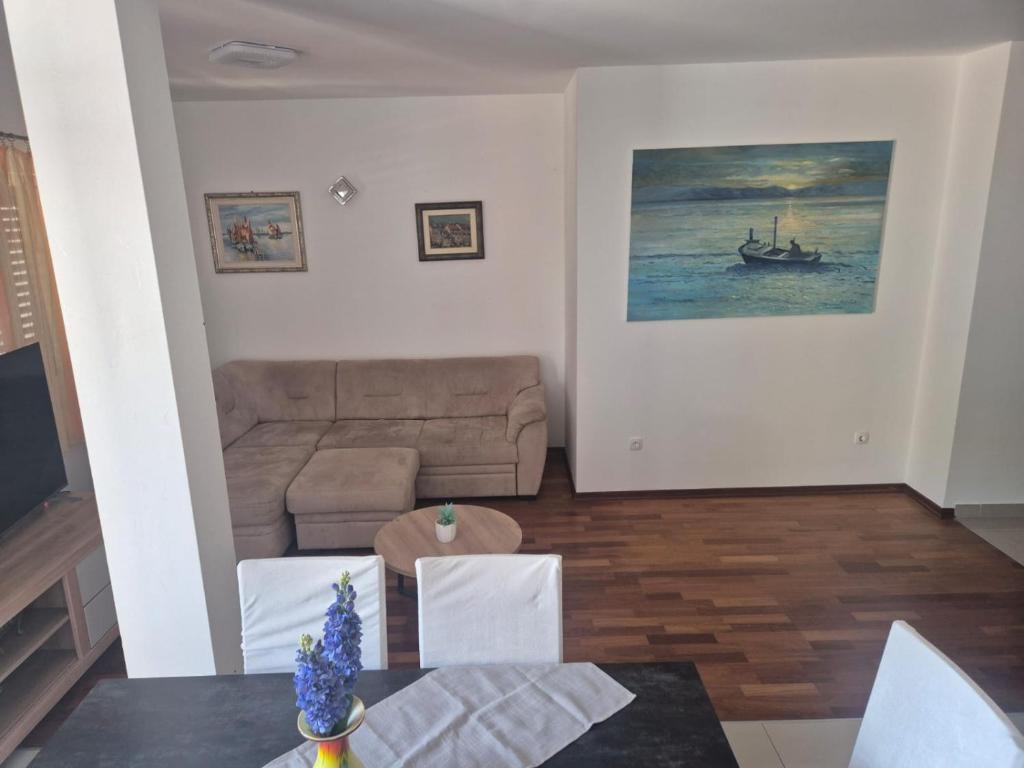 Posezení v ubytování Apartment Brač