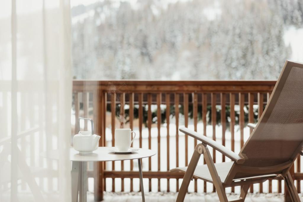 Balkón nebo terasa v ubytování Hotel Diamant