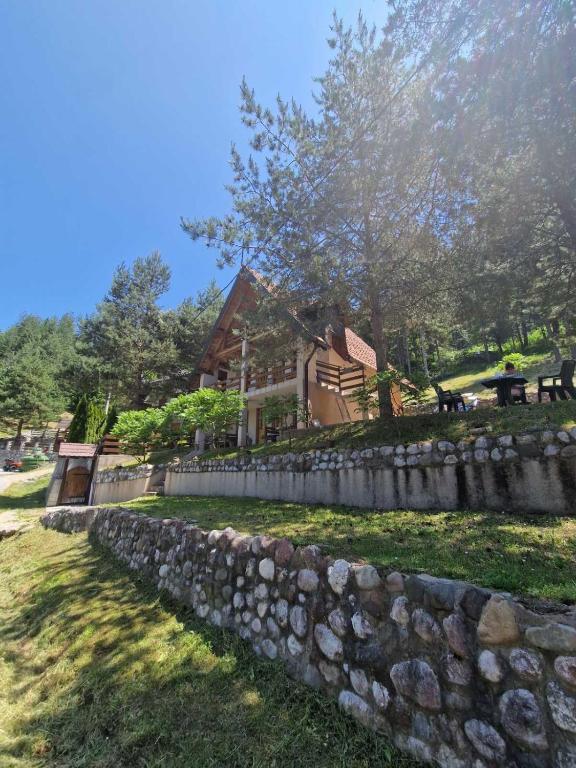Zahrada ubytování Vila Borovi