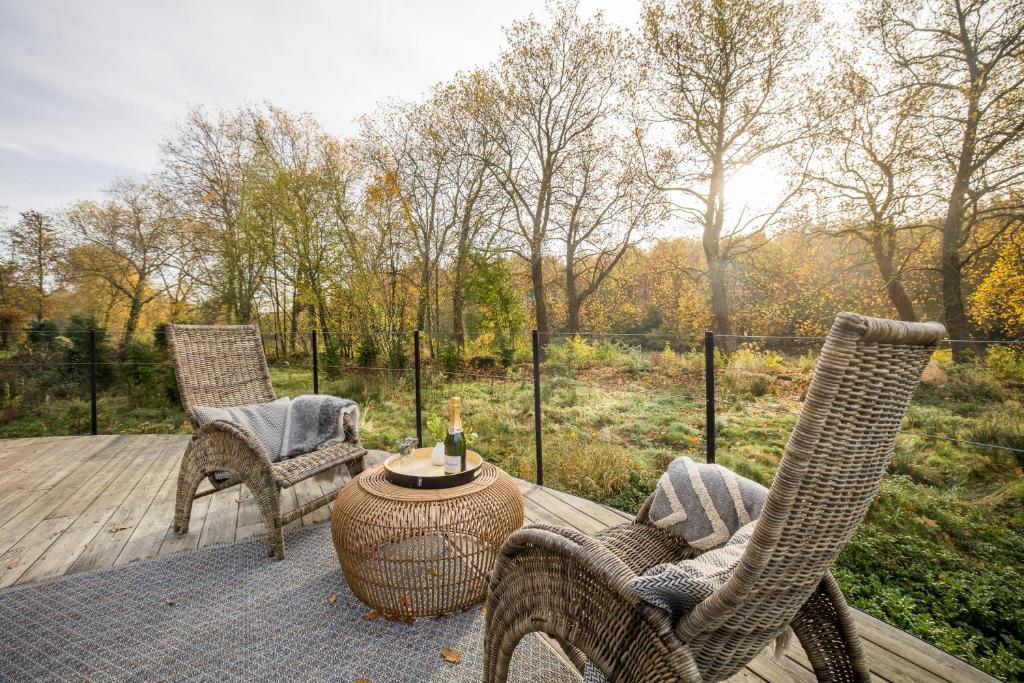 Vrt pred nastanitvijo Luxury Glamping Room8 a private hideaway from Brussels