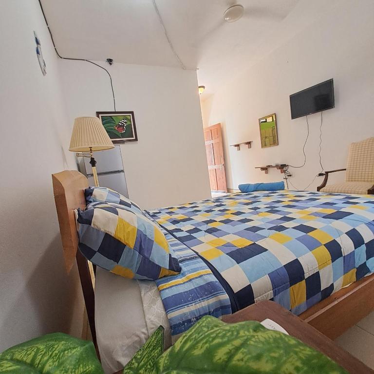 Postel nebo postele na pokoji v ubytování Hotel Georgi
