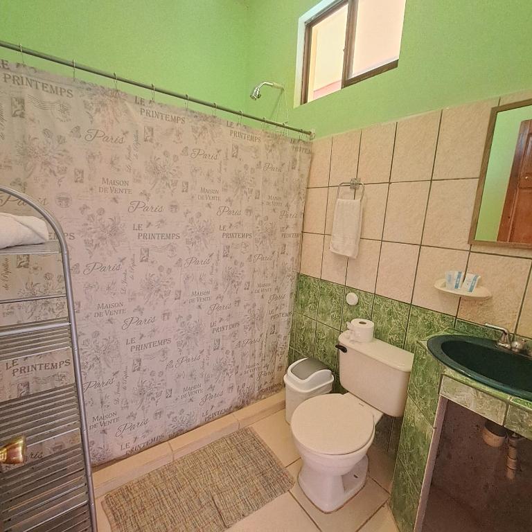 Koupelna v ubytování Hotel Georgi