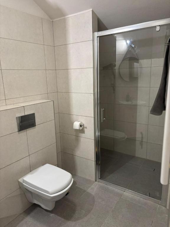 Koupelna v ubytování SheSpace Apartrooms