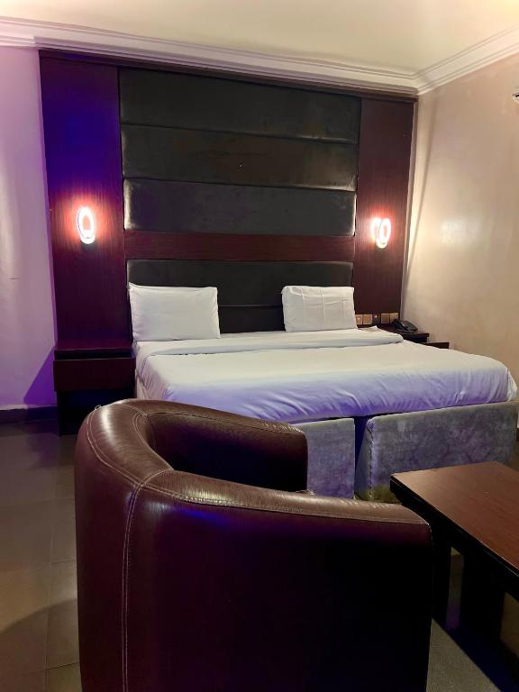 Postel nebo postele na pokoji v ubytování Delano hotel