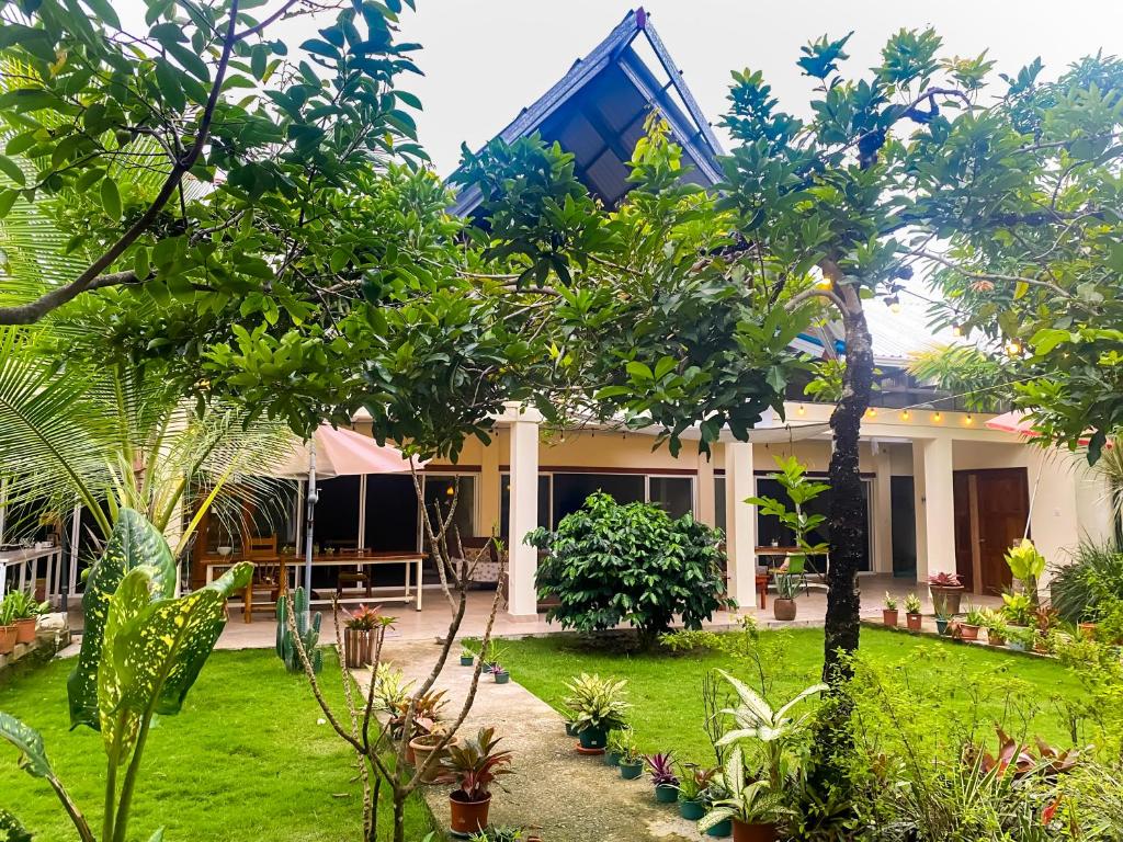 Κήπος έξω από το Pura Vida Boutique Apartments