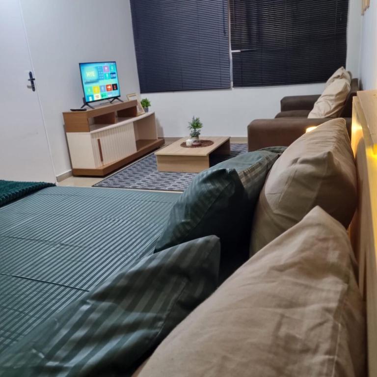 TV a/nebo společenská místnost v ubytování Maravilloso Estudio - Excelente Ubicacion