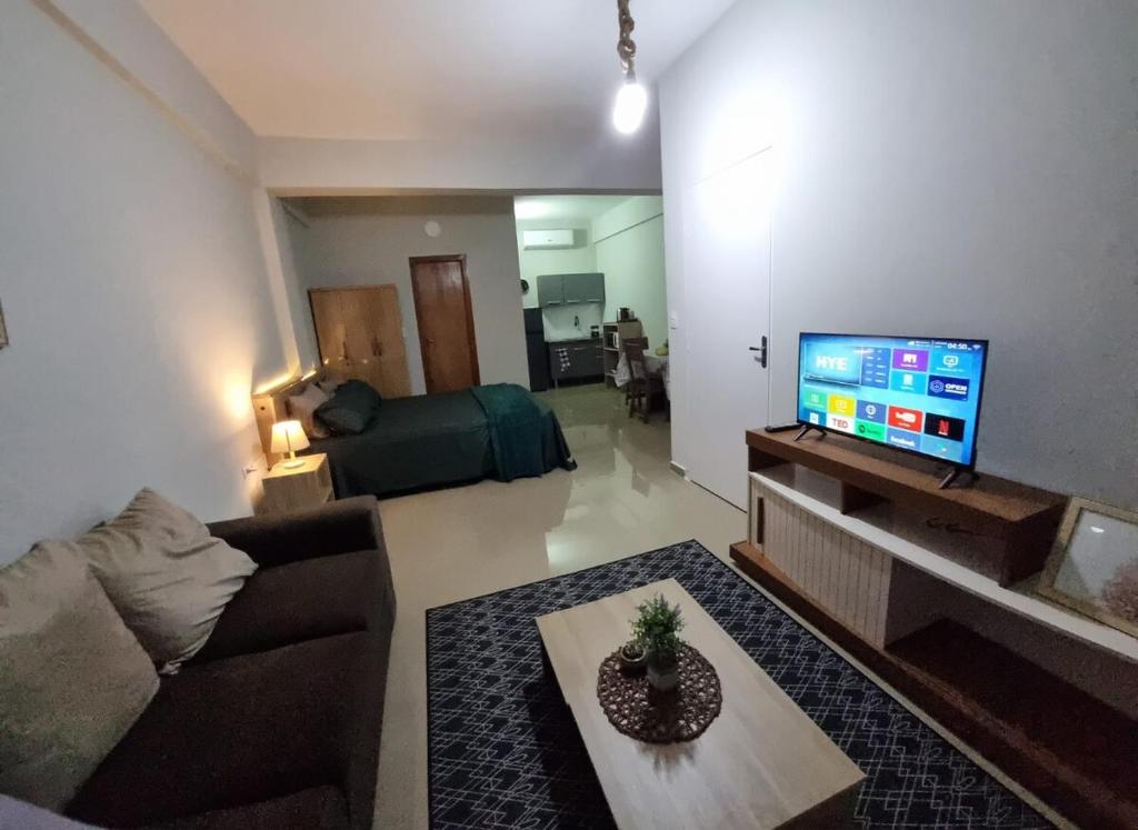 TV a/nebo společenská místnost v ubytování Maravilloso Estudio - Excelente Ubicacion