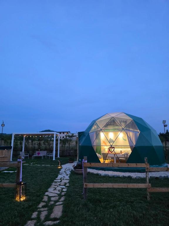 Zahrada ubytování Glamping Monte Velino