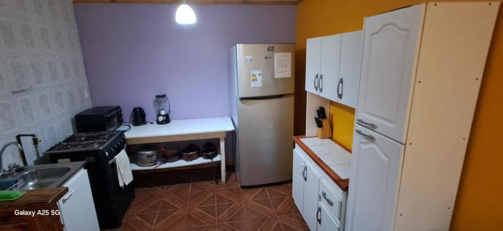 Køkken eller tekøkken på Cabañas Mil Colores