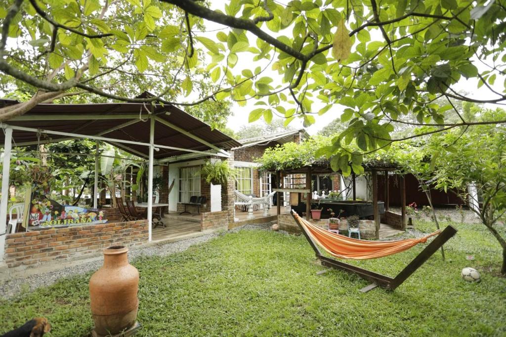 Zahrada ubytování Finca Sancami