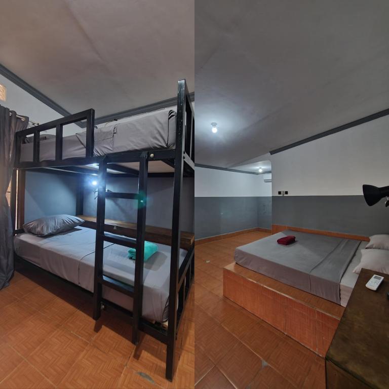 Postel nebo postele na pokoji v ubytování Bintang Guesthouse