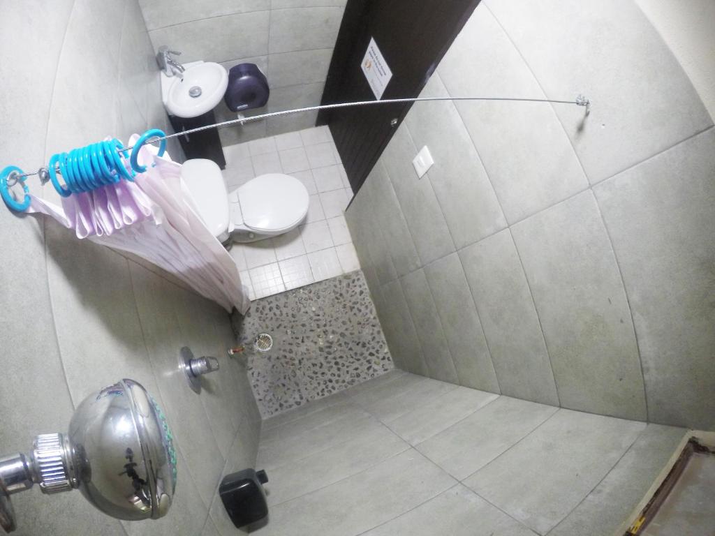 Koupelna v ubytování Downtown Hostel Chetumal