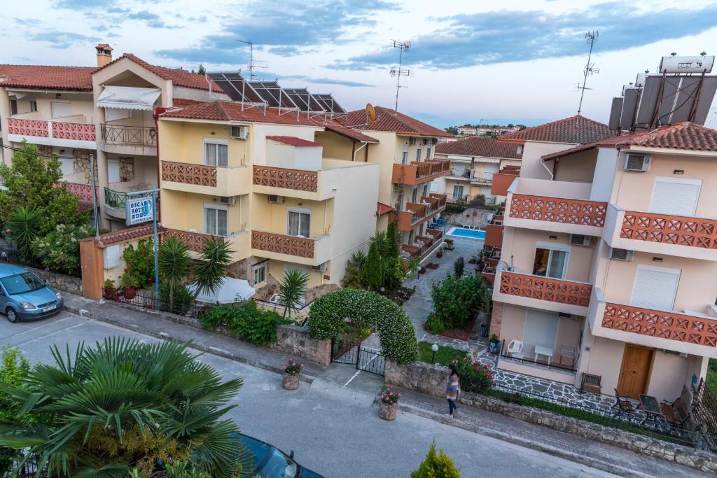 Budova, kde se aparthotel nachází