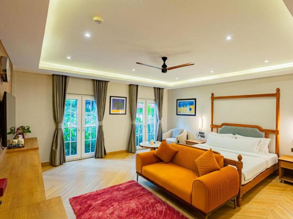 A bed or beds in a room at The Hosteller Bam Goa, Assagao - Poshtel