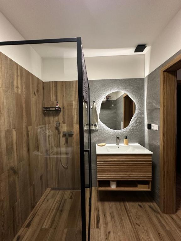 Koupelna v ubytování Apartmán Losonci