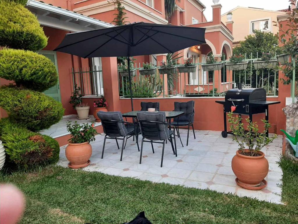Vonkajšia záhrada v ubytovaní Armonia House Potamos Village