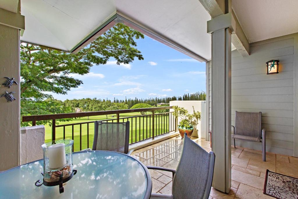 Balkón nebo terasa v ubytování Kapalua Golf Villa 18T 12