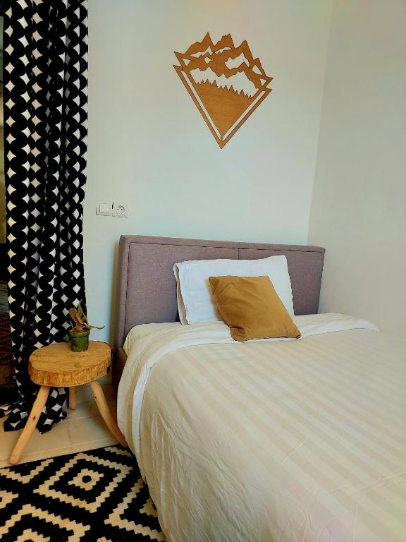 Postel nebo postele na pokoji v ubytování Moroccan Boho Surf House