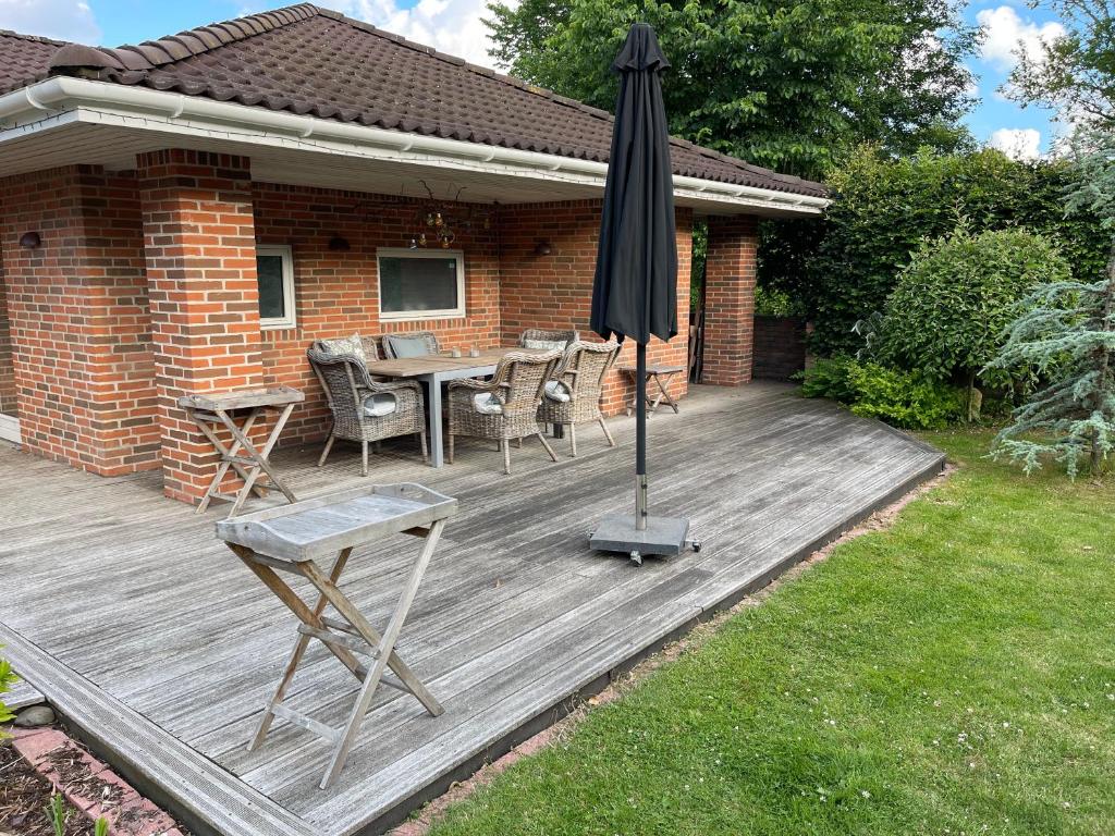 Zahrada ubytování Villa Hygge