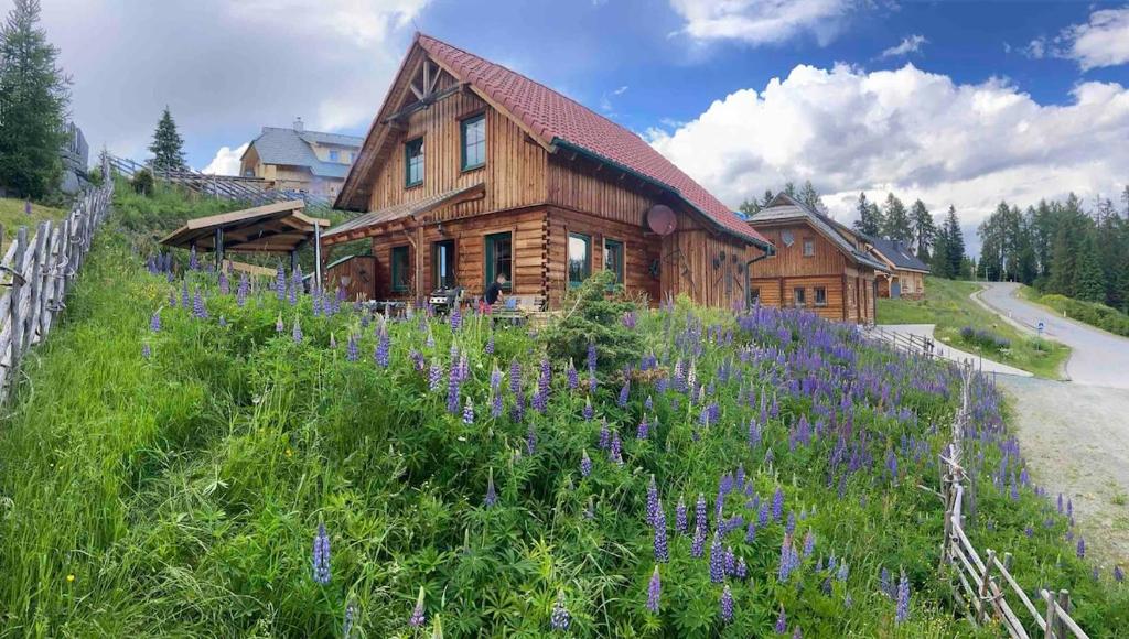 Сад в Chalet mit Sauna und Hot Tub