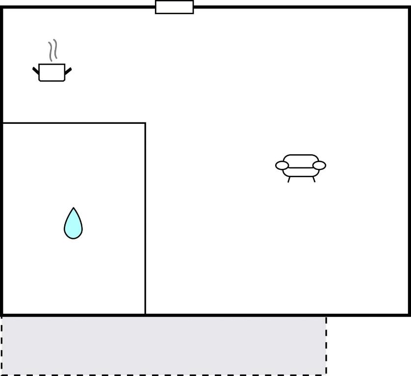 Půdorys ubytování Hochwertige Ferienwohnung