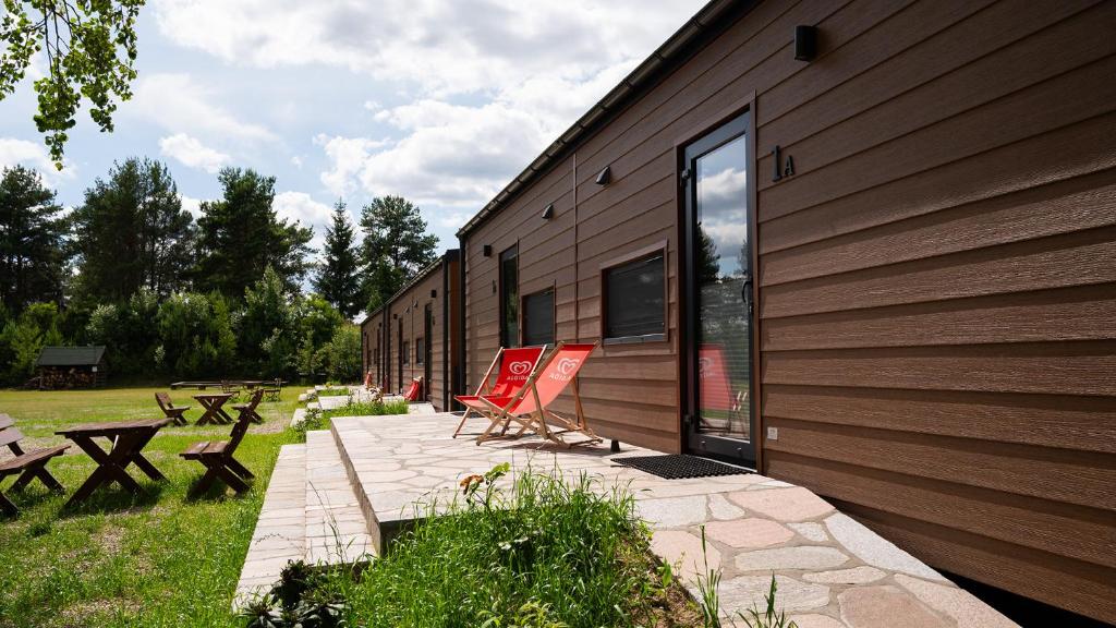 Vonkajšia záhrada v ubytovaní Camping Bartbo