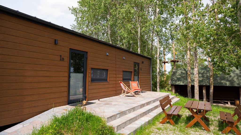 Vonkajšia záhrada v ubytovaní Camping Bartbo