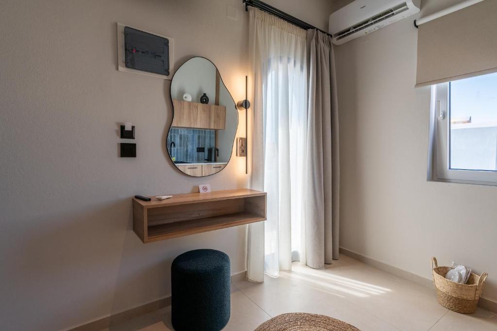Koupelna v ubytování Psaras Apartments