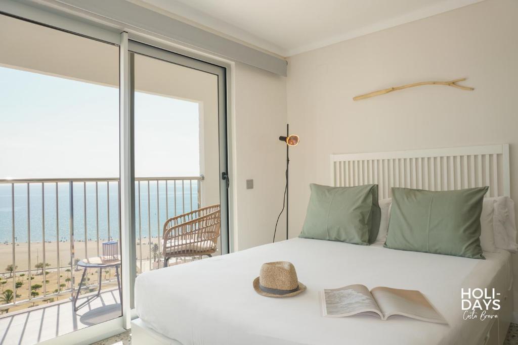 Postel nebo postele na pokoji v ubytování Holidays P14 Sea View