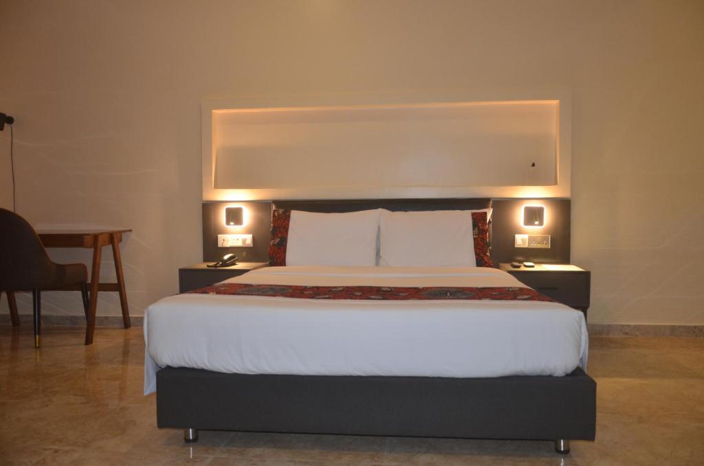 Postel nebo postele na pokoji v ubytování Hotel Speranza