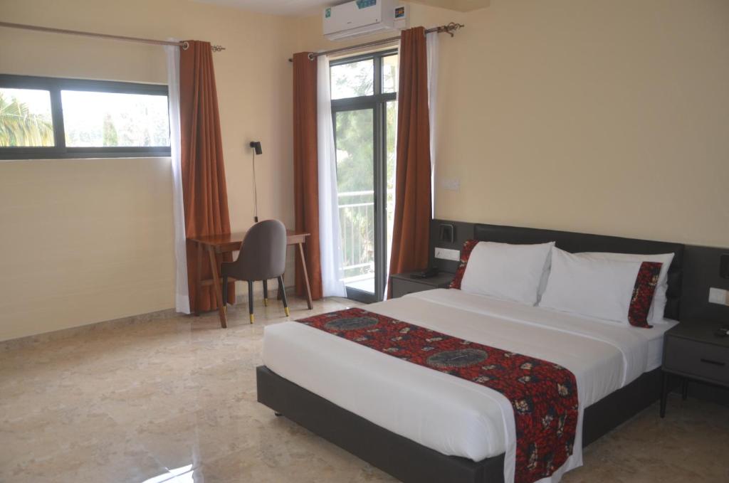Postel nebo postele na pokoji v ubytování Hotel Speranza