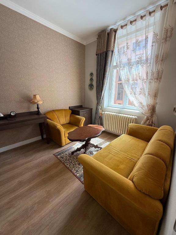 Posezení v ubytování Hotel Rudolf II Karlovy Vary