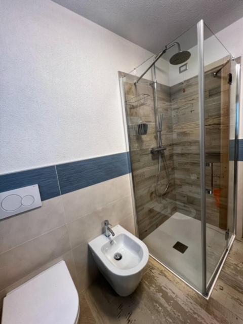 Kúpeľňa v ubytovaní Residence Raethia tra Bormio e Livigno