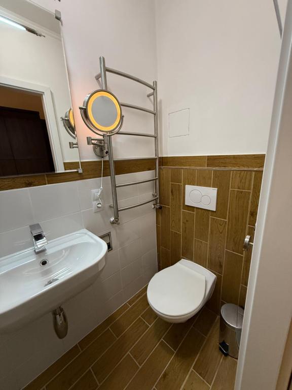 Koupelna v ubytování Hotel Rudolf II Karlovy Vary
