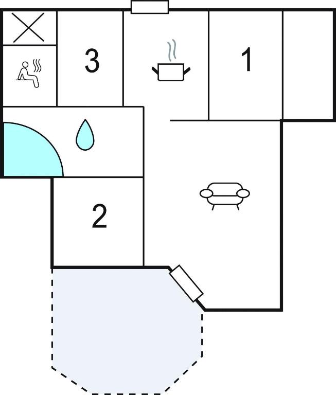 Půdorys ubytování Frische Brise 31 - Dorf 3