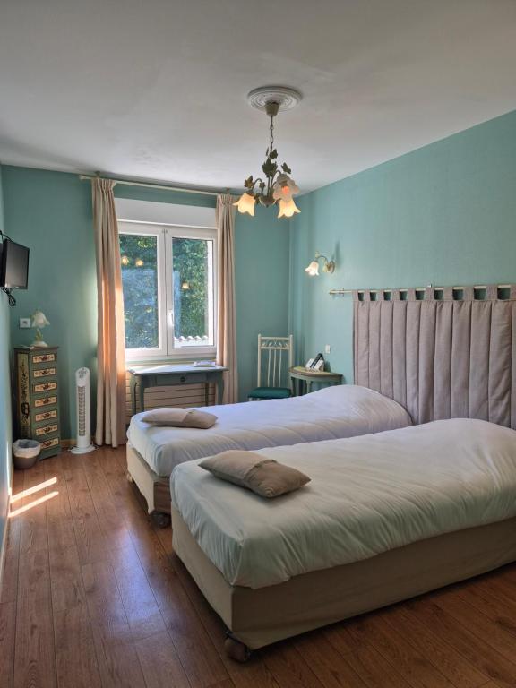 Logis Hôtel Restaurant Les Norias - Standaard Tweepersoonskamer Met 2 Aparte Bedden