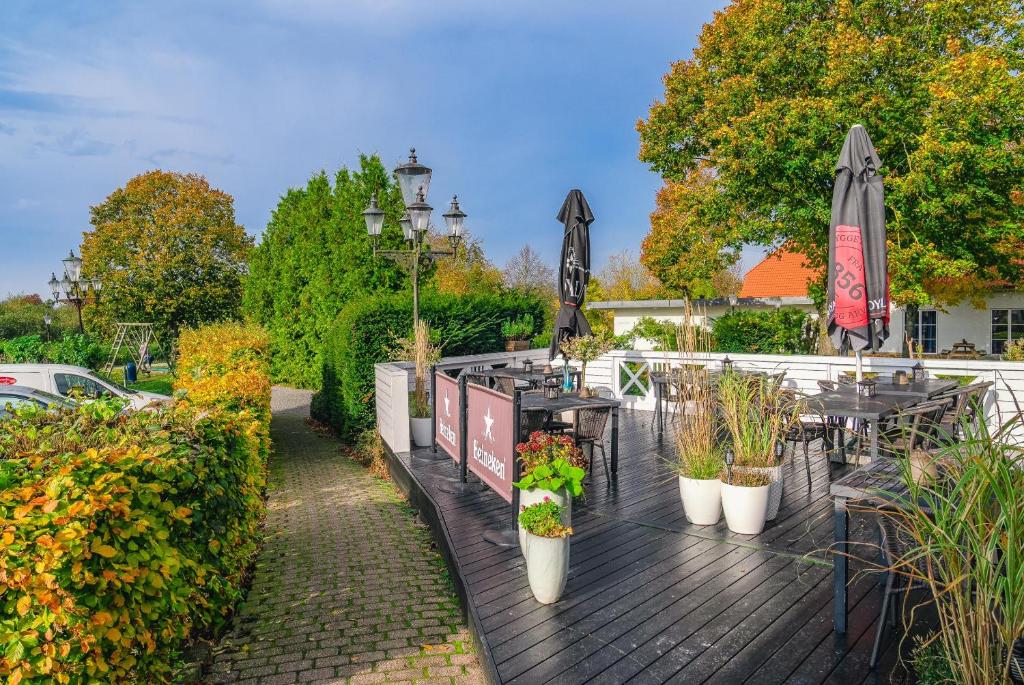 Zahrada ubytování Hotel Aarslev Kro