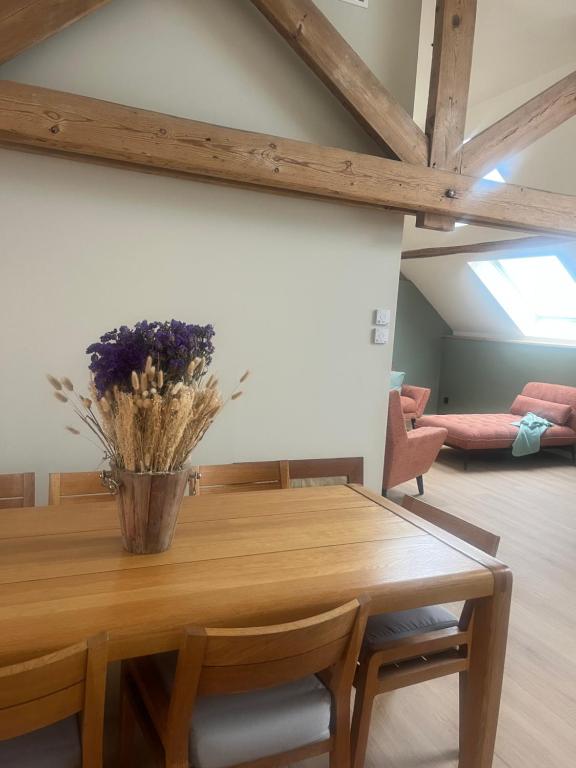 Posezení v ubytování Auberge du chateau de Leignon
