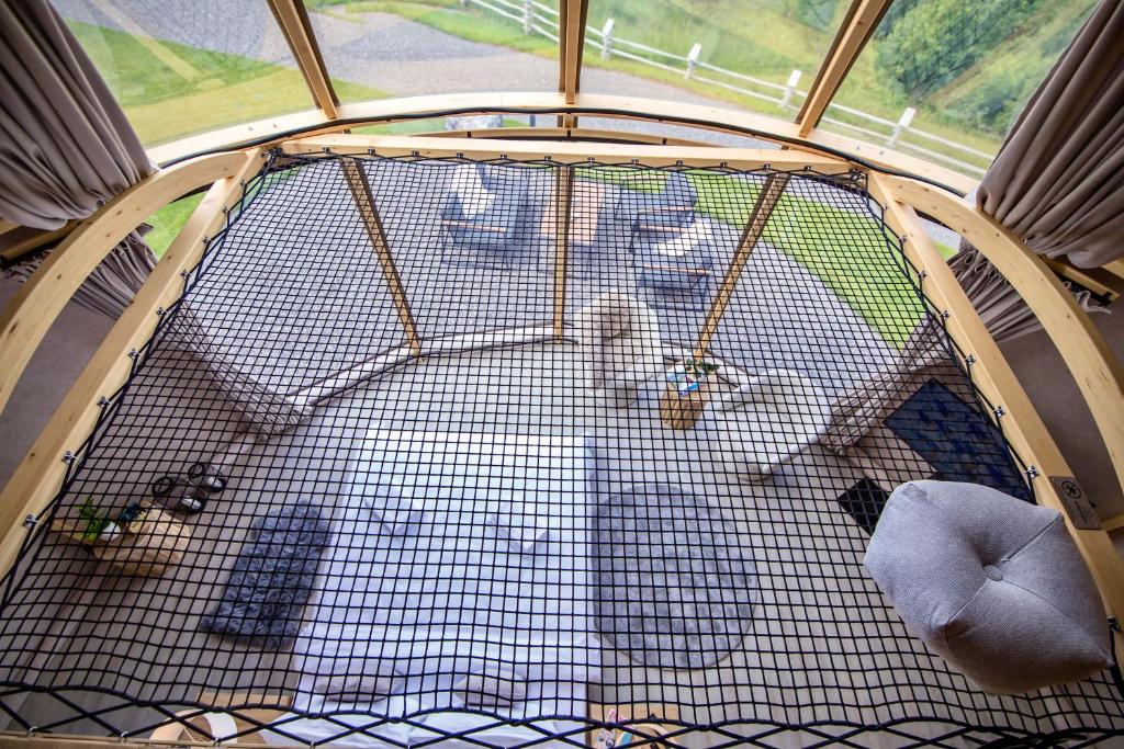 Posezení v ubytování Wisła Glamping