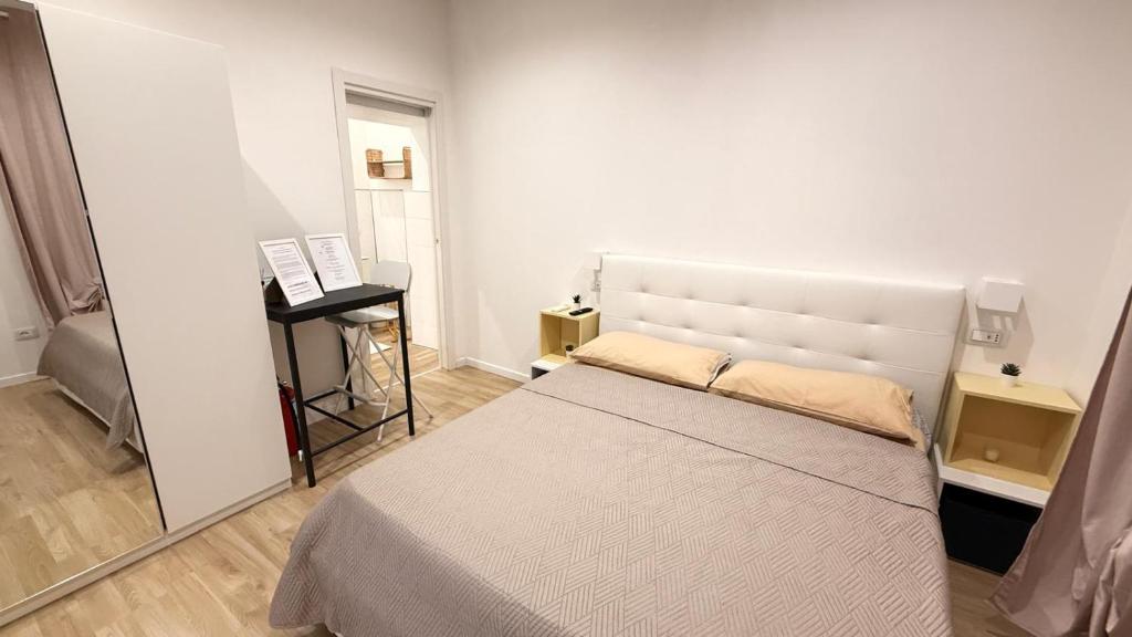 Postel nebo postele na pokoji v ubytování Cilento Mare Jacuzzi