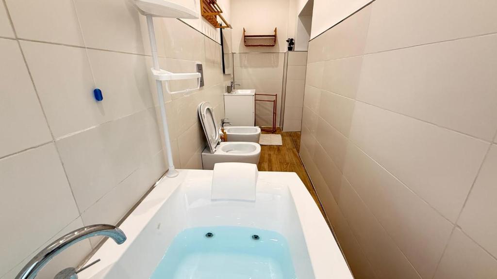 Koupelna v ubytování Cilento Mare Jacuzzi